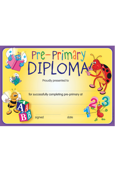 Pre-Primary Diploma - Certificates 