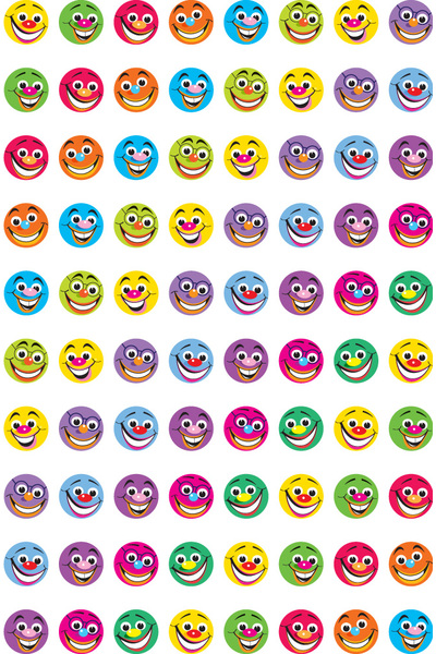 Smile - Dynamic Dots Stickers (Pack of 800) - Previous Design