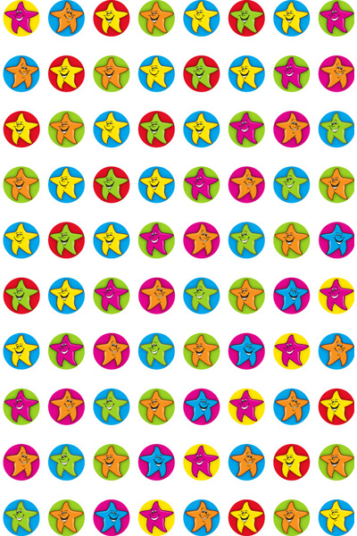 Star - Dynamic Dots Stickers (Pack of 800) - Previous Design