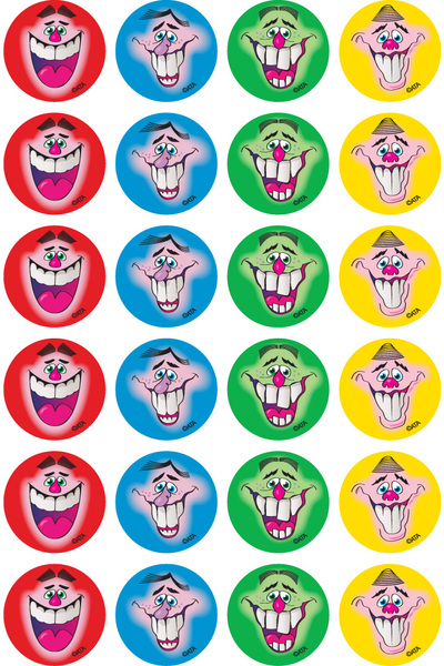 Ghastly Smiles - Merit Stickers (Pack of 96)