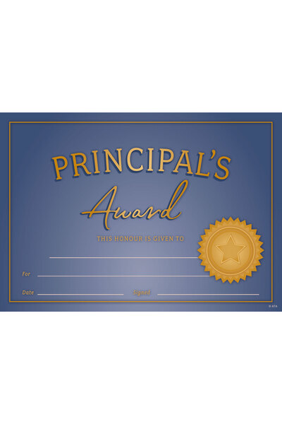 Principal's Honour - Certificates