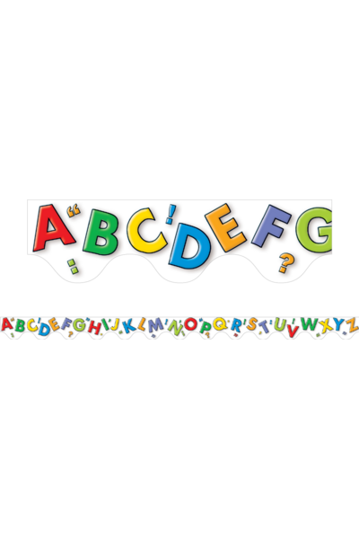 Alphabet - Scalloped Borders (Pack of 12) (Previous Design)
