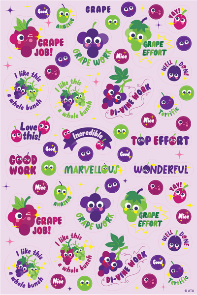Grape - ScentSations "Scratch & Sniff" Merit Stickers (Pack of 150)