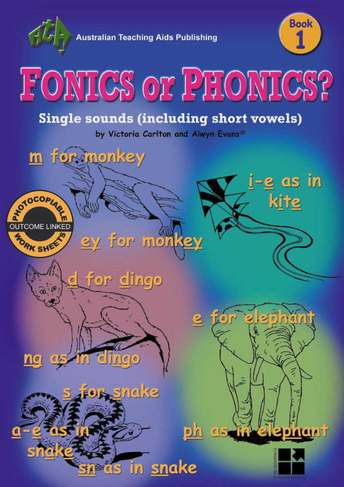 Fonics or Phonics? - Book 1: Single Sounds & Short Vowels - Merit and Award  Classroom Resources - Australian Teaching Aids
