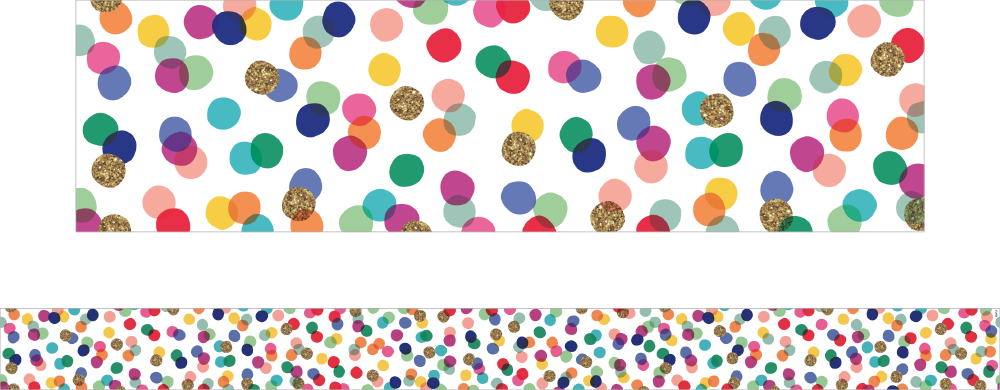 Confetti - Large Borders (Pack of 12)