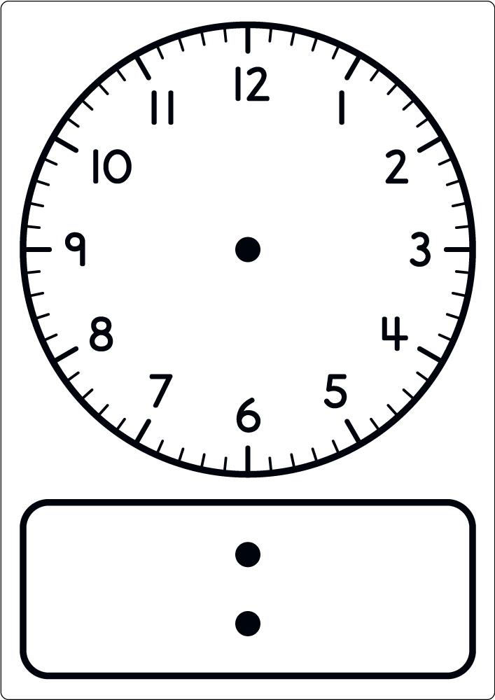 Magnetic Teaching Clock - Australian Teaching Aids - Merit and