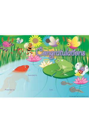 Garden Pond - Certificates 