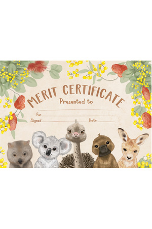 Australian Flora & Fauna - Eucalyptus Scented Certificates