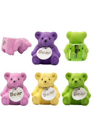 Fruity Aroma Bears - Erasers with Sharpeners 