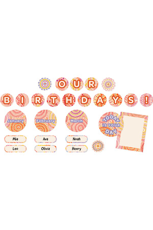 Rainbow Dreaming - Birthday Mini Bulletin Board Set