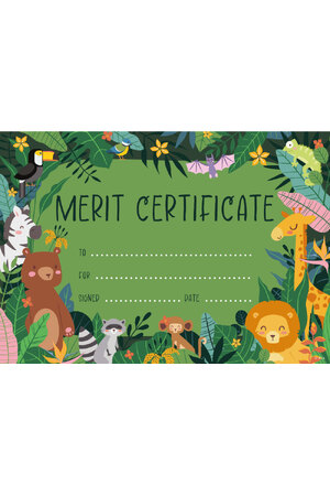 Zoo Animals - Certificates 