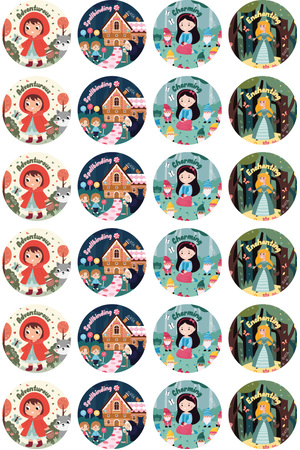 Fairy Tales - Merit Stickers (Pack of 96)