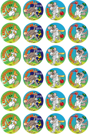 Cricket - Merit Stickers (Pack of 96)