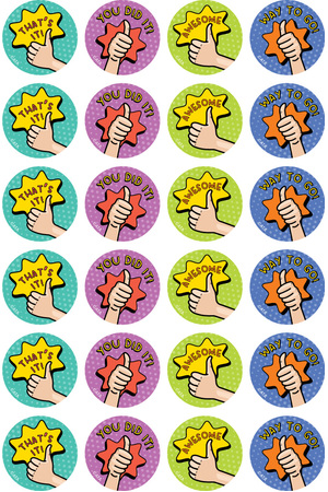 Thumbs Up - Merit Stickers (Pack of 96)