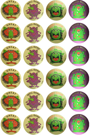 Monsters - Metallic Stickers (Pack of 96)