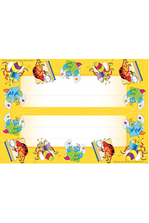 Reading Bugs - CARD Name Plates (Pack of 35)