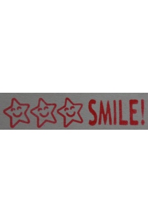 Smile (Red) - Roller Stamp