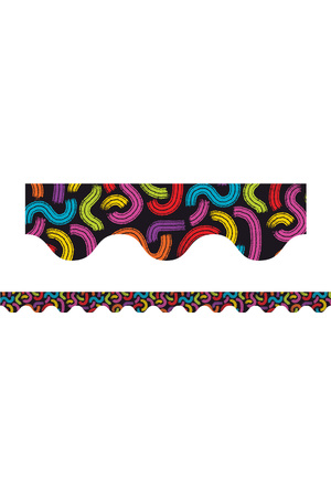 Squiggles - Scalloped Borders (Pack of 12)