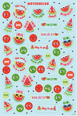 Watermelon - ScentSations Fruit Stickers (Pack of 180)