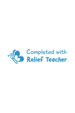 Completed with Relief Teacher - Teacher's Stamp