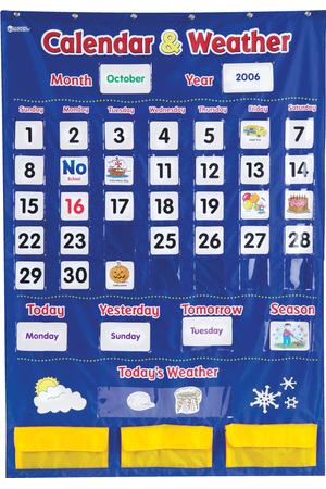 Calendar and Weather - Pocket Chart