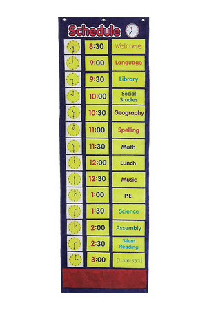 Daily Schedule - Pocket Chart