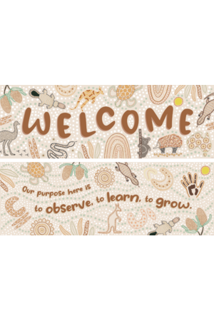 Country Connections - Large Welcome Banner Set