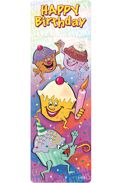 Cupcakes Birthday - Bookmarks (Pack of 35) (Previous Design)