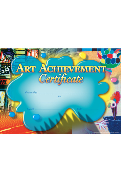 Art Achievement - Certificates (Previous Design)
