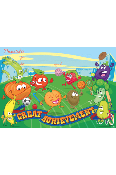 Sporting Achievement - Certificates (Previous Design)