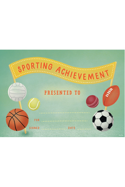 Sporting Achievement - Certificates