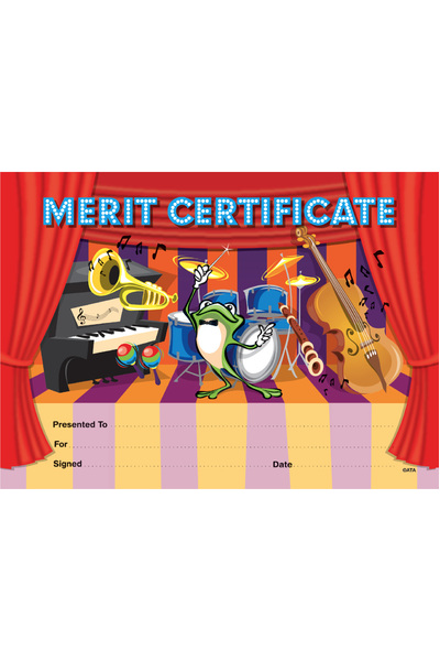 Music - Certificates (Previous Design)