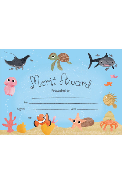 Sea Creatures - Certificates