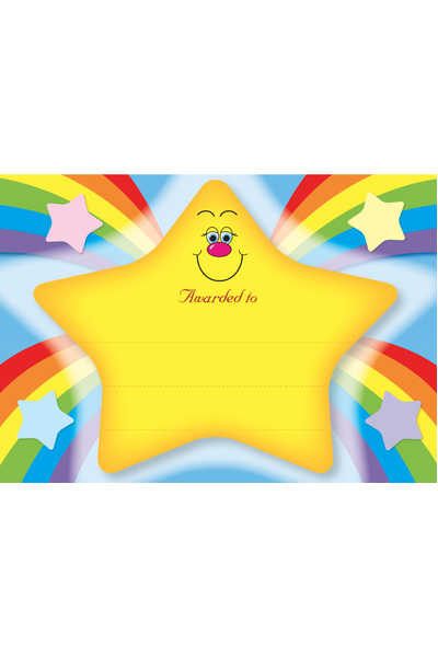 Rainbow Star Certificates (Previous Design)