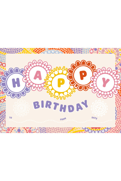 Rainbow Dreaming: Happy Birthday - Certificates