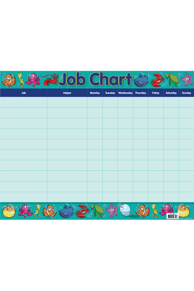 Fishy Friends Job Chart (Previous Design)