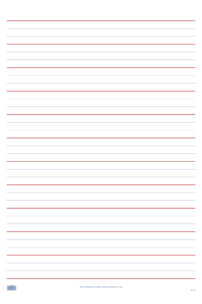 Laminated Teaching Sheet - Handwriting QLD (A1 Size)