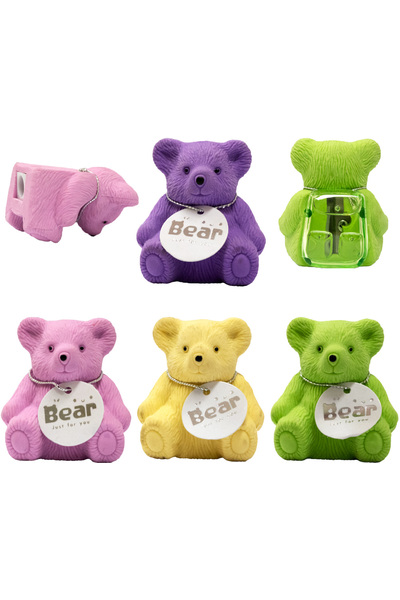 Fruity Aroma Bears - Erasers with Sharpeners