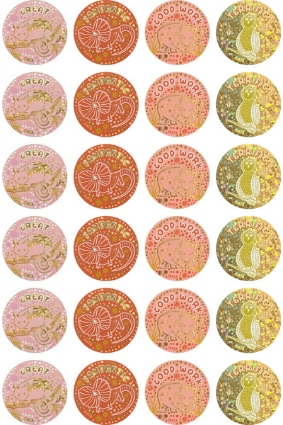 Wonderlands (Land) - Foil Merit Stickers (Pack of 96)