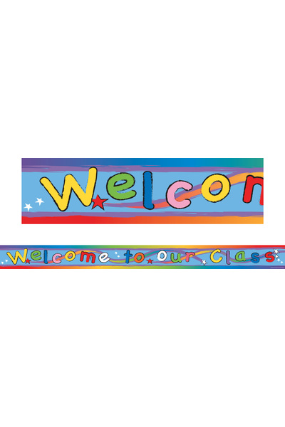 Welcome to Class - Large Borders (Pack of 12)
