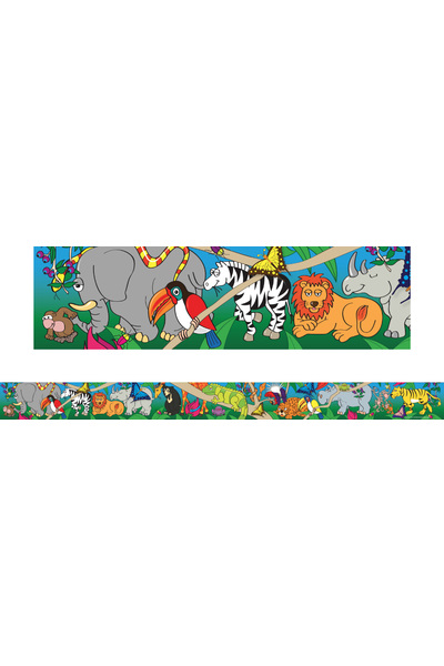 Wild Animals (Previous Design) - Large Borders (Pack of 12)