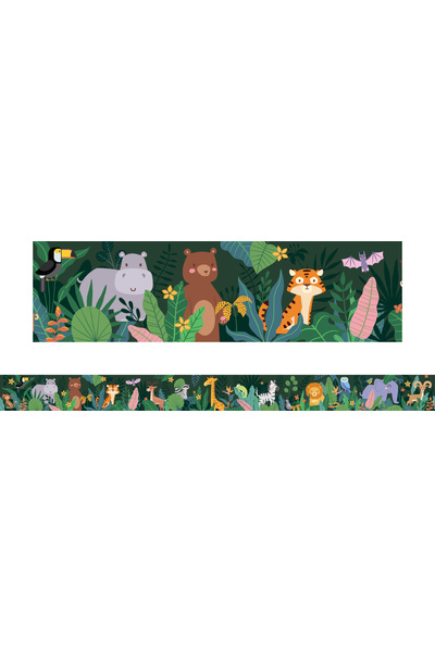 Wild Animals - Large Borders (Pack of 12)