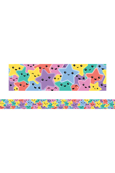 Stars - Large Borders (Pack of 12)