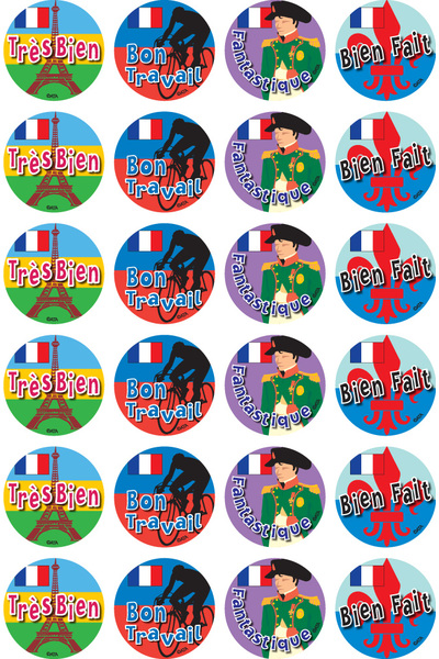 French Language Stickers (Previous Design)