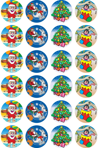 Christmas - Merit Stickers (Pack of 96) - Previous Design