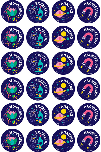 Science - Merit Stickers (Pack of 96)