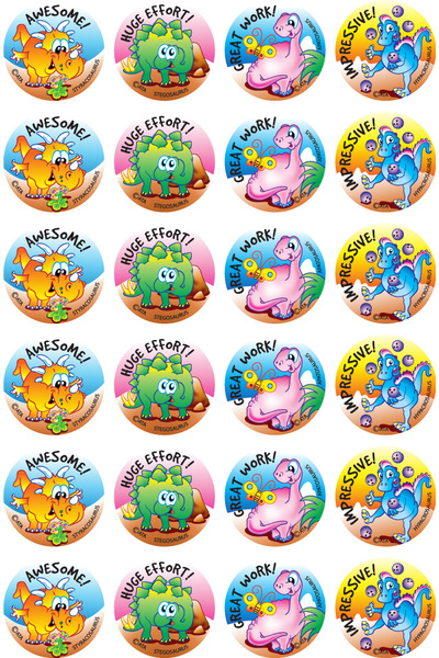 Dinosaurs  - Merit Stickers (Pack of 96) - Previous Design