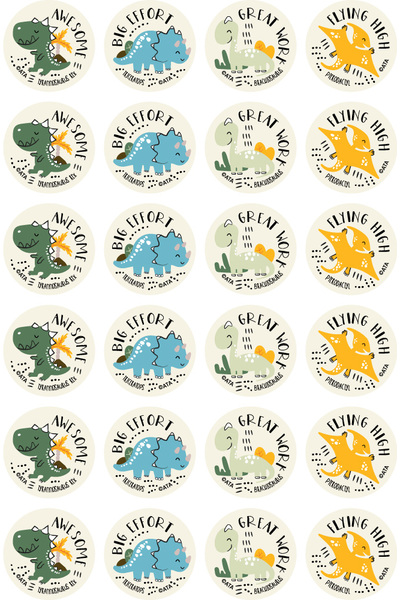 Dinosaurs - Merit Stickers (Pack of 96)