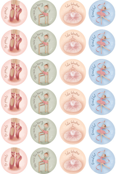 Ballet - Merit Stickers (Pack of 96)
