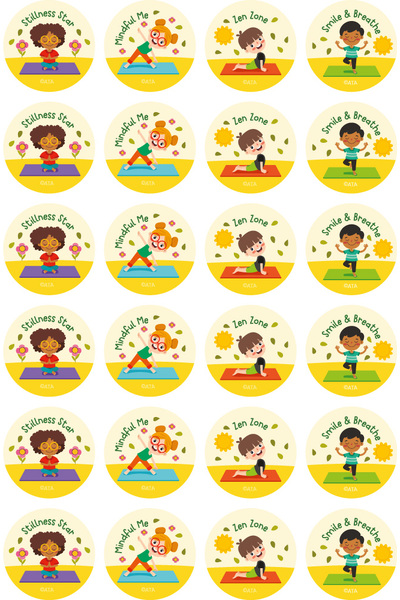 Kids Mindfulness - Extracurricular Stickers (Pack of 96)